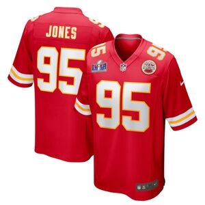 Chris Jones Kansas City Chiefs Nike Super Bowl LVIII Game Jersey - Mens Medium